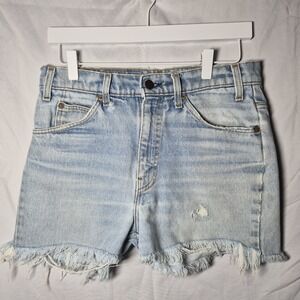 Vintage Levi Strauss 517 Womens Ripped Shorts